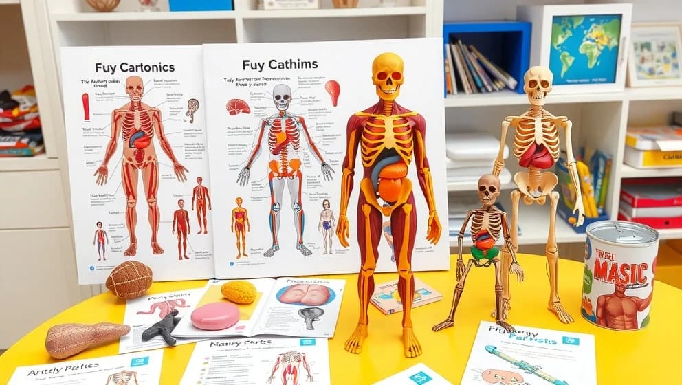 Film om kroppen för barn som lär ut på roligt sätt