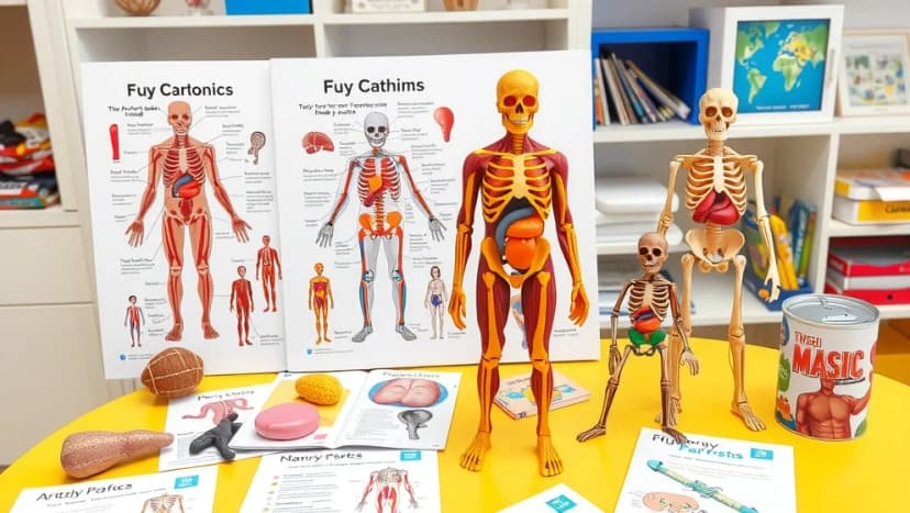 Film om kroppen för barn som lär ut på roligt sätt